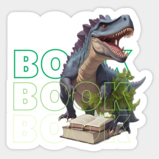 BOOK DINOSAURS Sticker